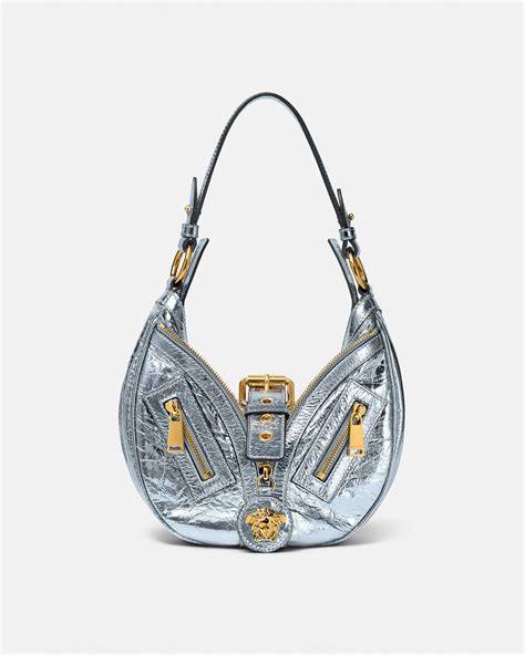 versace repeat small hobo bag|versace collection tote.